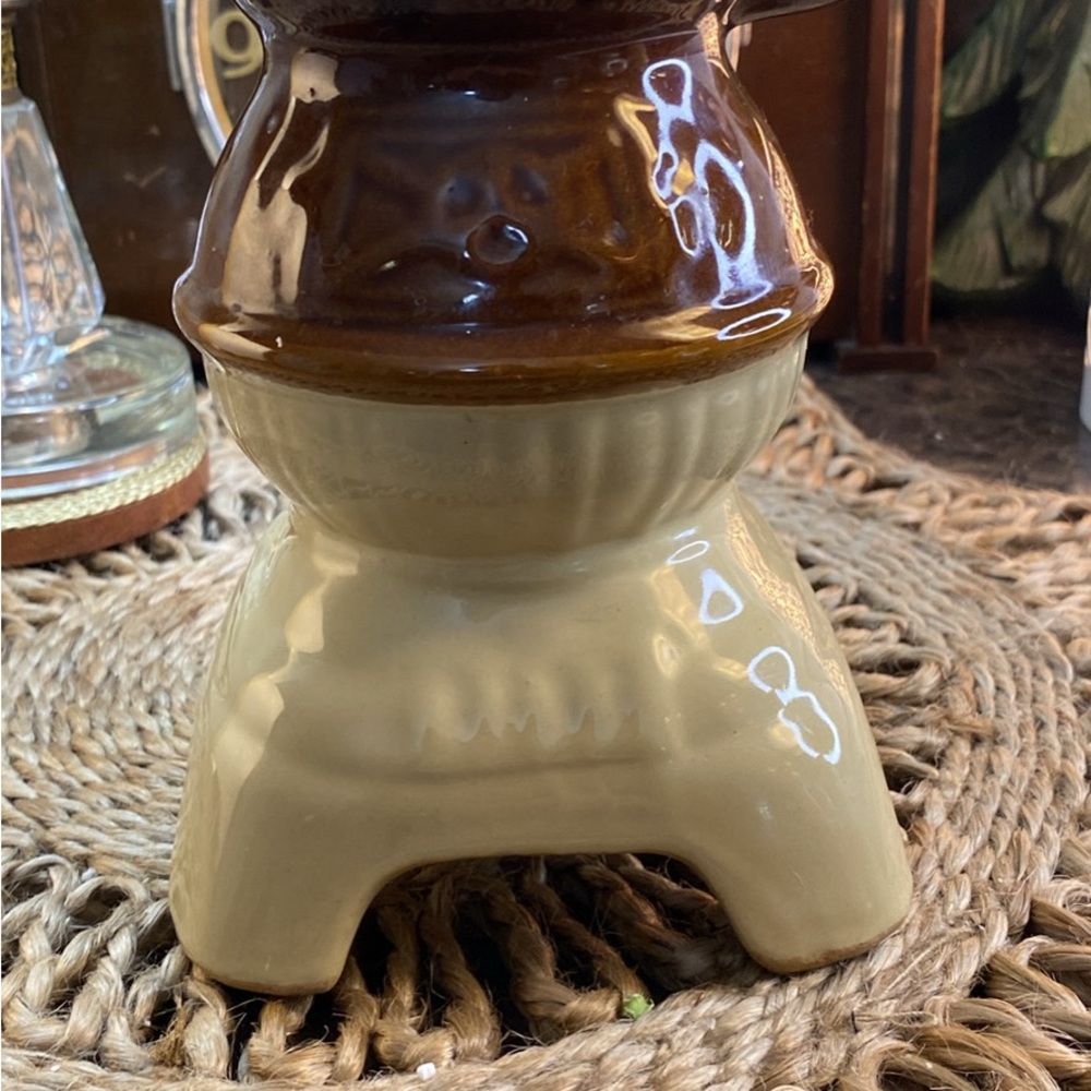 Vintage Pot Belly Ceramic Vase